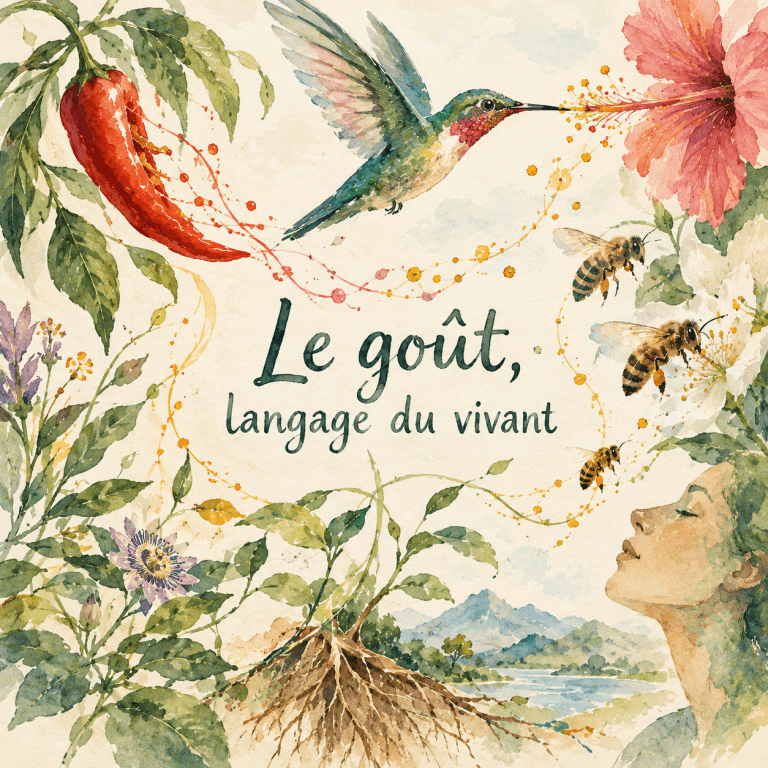 Le goût, un langage du vivant ?